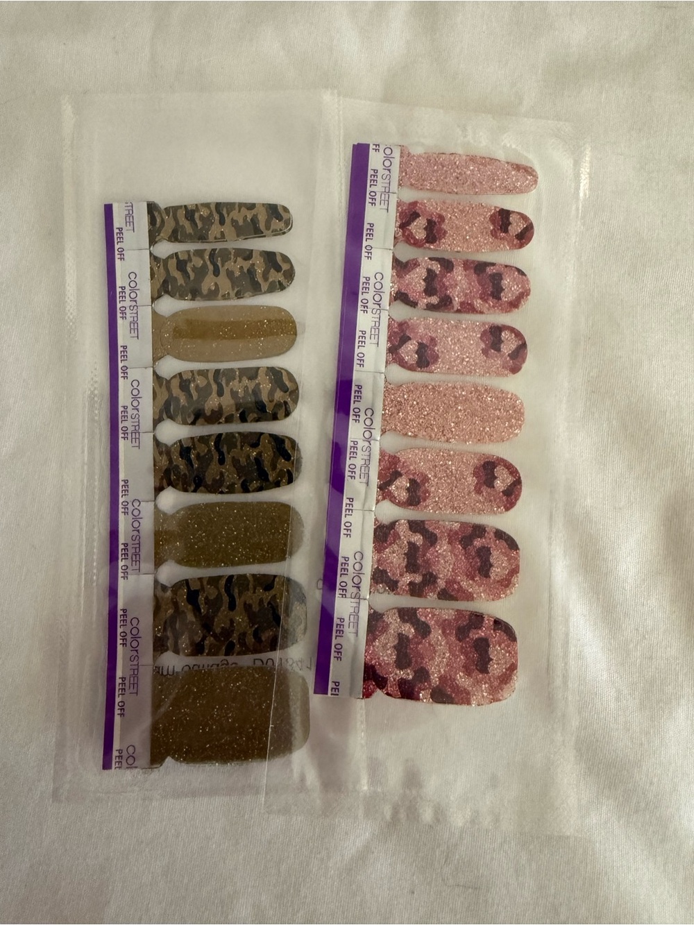 Color Street Nail Strips - Camo Lot of 2